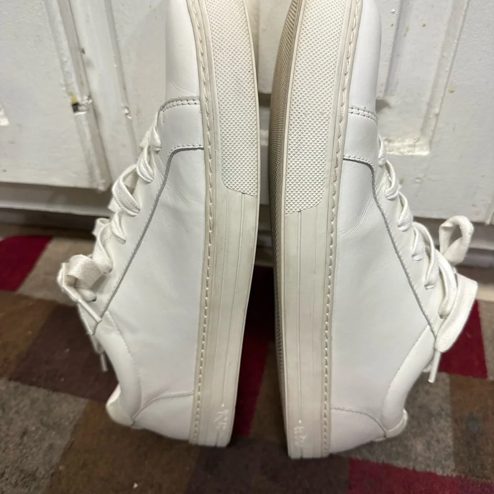 Coach Men’s White Leather Low Tops Sneakers - Picture 10 of 14